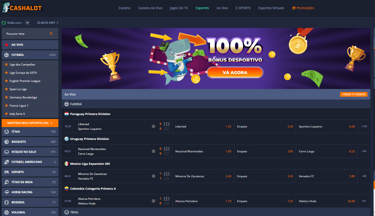 list of online sports betting games